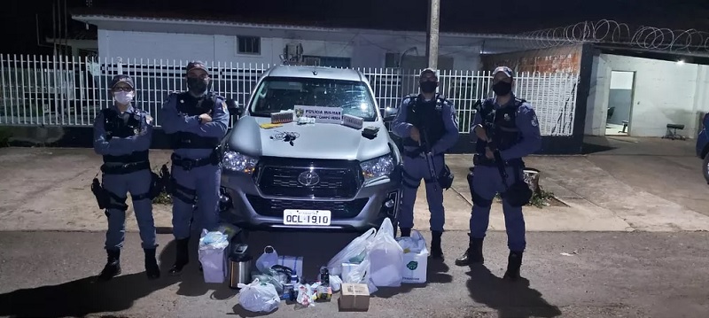 Outros produtos roubados também foram recuperados — Foto: PM-MT/Assessoria